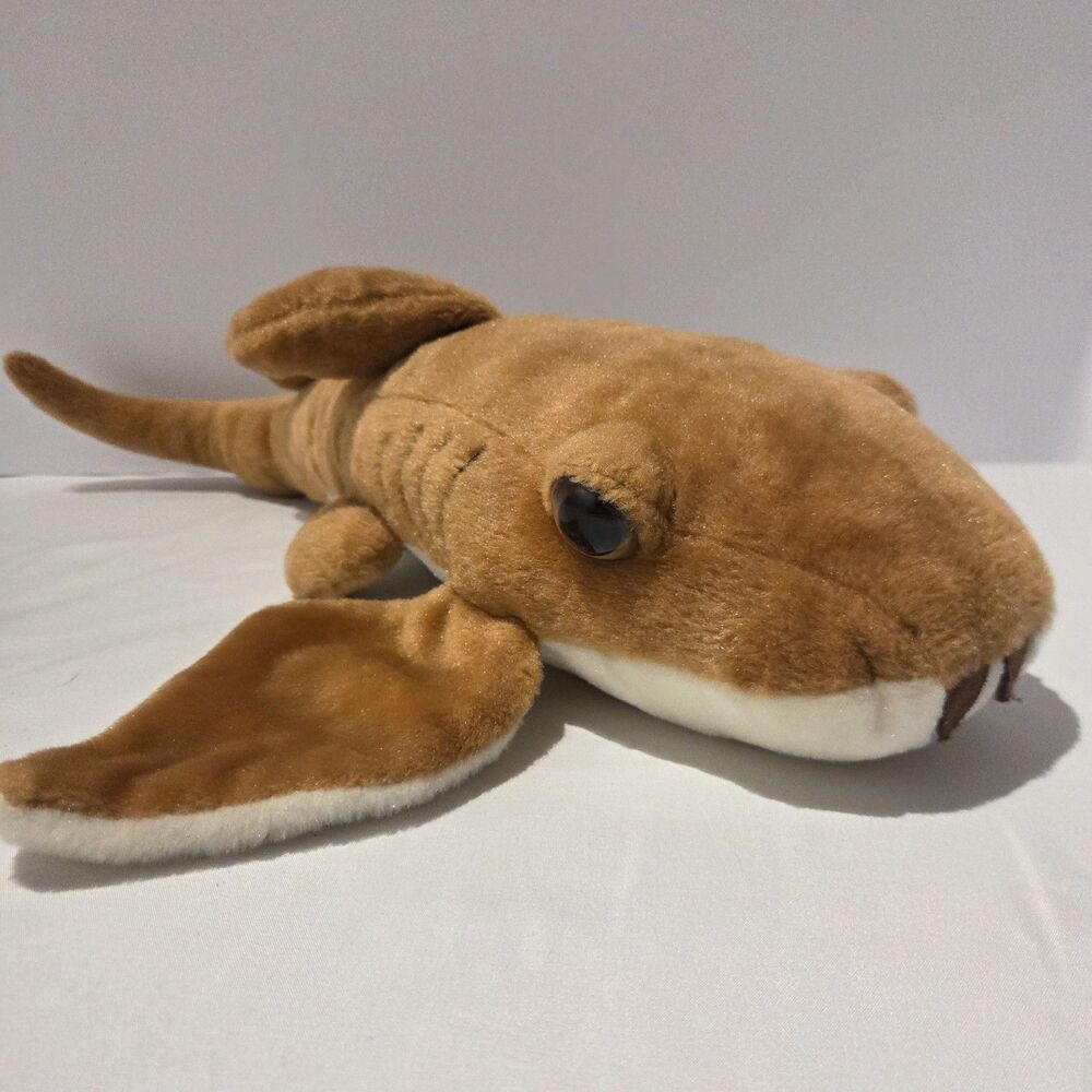 Petting Zoo Nurse Shark Plush 18” Brown Stuffed Animal Toy Sea Life